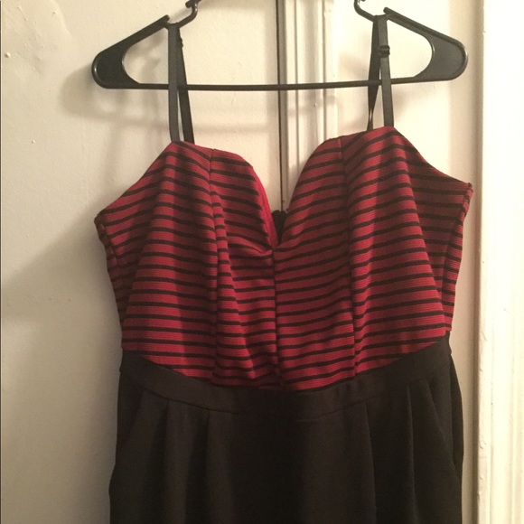 🌹Red and Black Jumpsuit🌹 - Picture 2 of 5